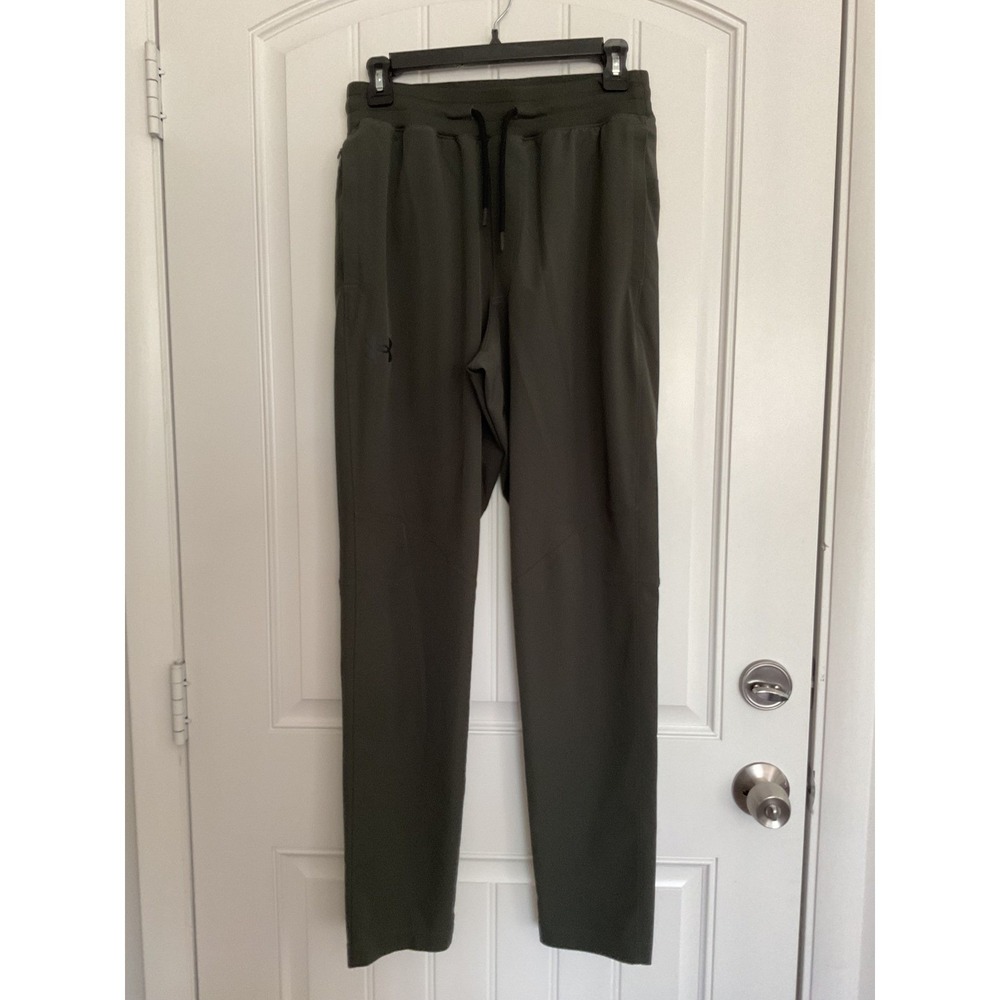 Under‎ Armour Women's Tall Size Medium Working Tapered Pants Forest Green